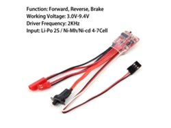 Controlador Electrónico De Velocidad (esc) Bidireccional De 30 A Con Escobillas Para Coches Y Barcos De Control Remoto Con Freno.