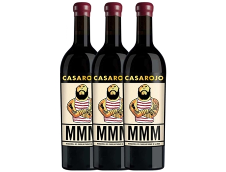 Vino CASA ROJO Casa Rojo Singular Paraje De La Raja Mmm Macho Man Monastrell Jumilla Crianza (0.75 L - 3 unidades)