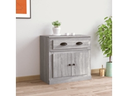 Aparador De Madera Contrachapada Gris Sonoma 70x35,5x67,5 Cm