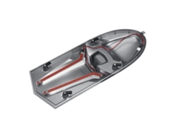 Cubierta Exterior Para Barco Udirc Udi022 Cubierta Cabina Exterior Interior Repuesto Barco Rc Tylosaurus Udi022-03 Udi022-04 Repuesto Accesorios