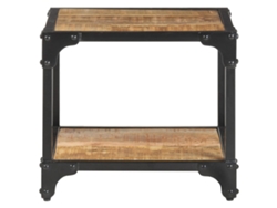 Maison Exclusive - Mesa De Centro De Madera Maciza De Mango Rugosa 40x40x36 Cm
