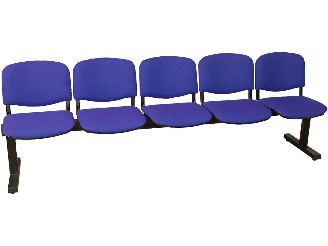 Sillas para Recepción PIQUERAS Y CRESPO Masegoso Azul (Tejido)