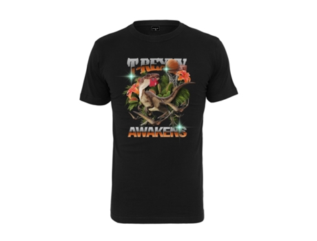 Camiseta para Hombre MISTER TEE (2XL - Algodón - Negro)