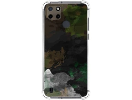 Carcasa Realme C21Y / C25Y TUMUNDOSMARTPHONE Acuarela 12 Multicolor