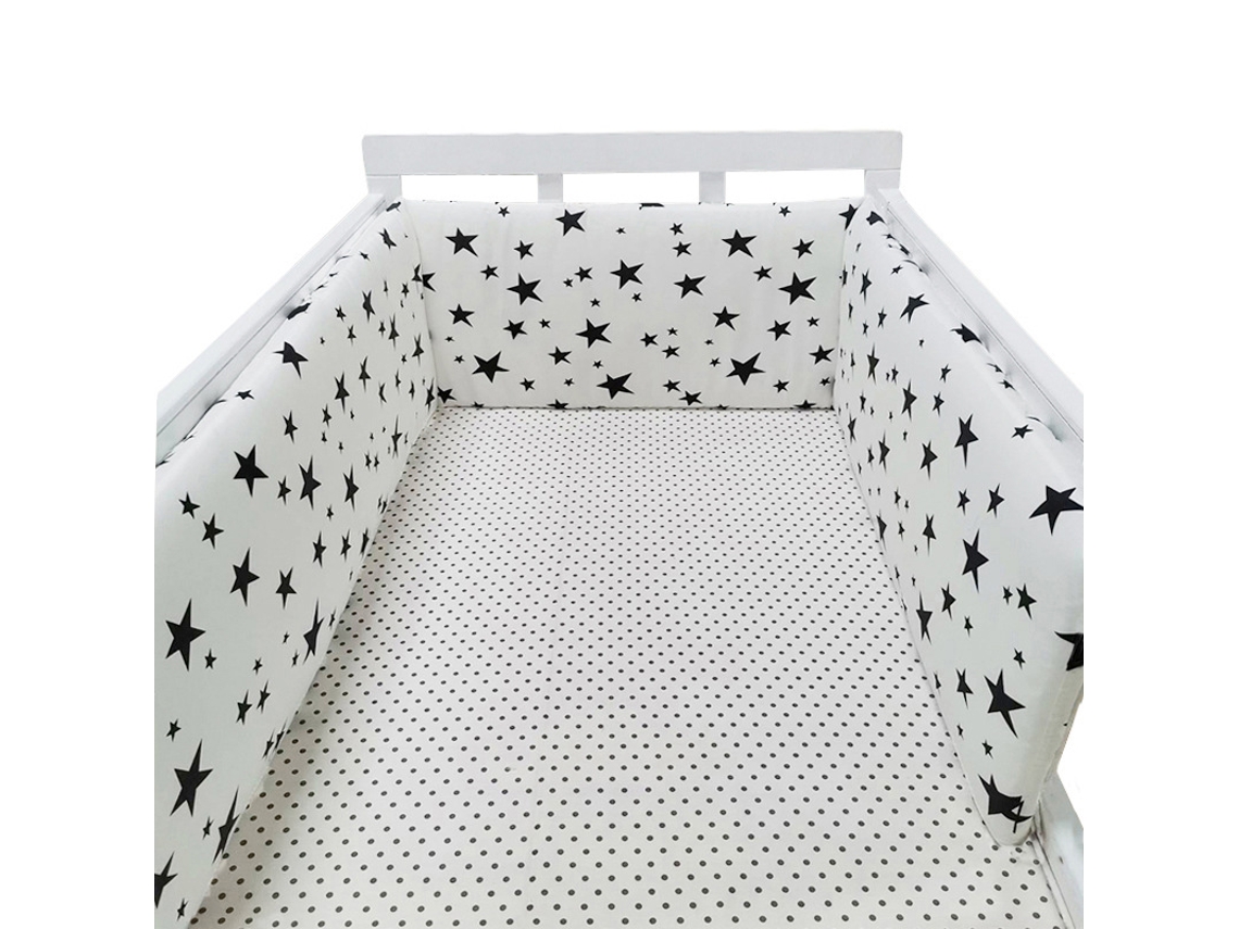 Protector de cuna para bebé, barrera de algodón para recién nacidos, litera trenzada, cuna Mdug