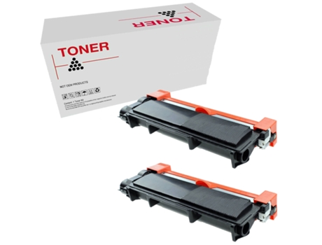 Pack 2 Tóners Compatibles Brother TN2320/TN2310 TN-2320/TN-2310