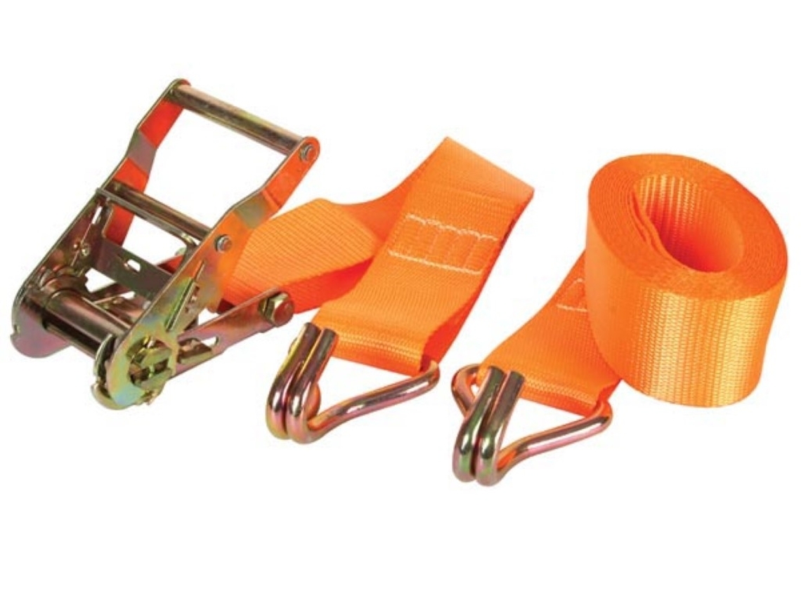 Amarre Con Trinquete Y Ganchos - Máx. 2000 Kg - 4.5 Mx 50 Mm