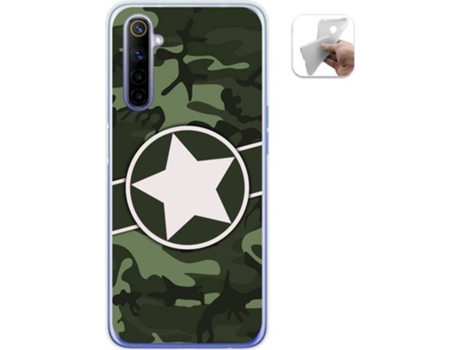 Carcasa Realme 6 TUMUNDOSMARTPHONE Camuflaje 01 Multicolor