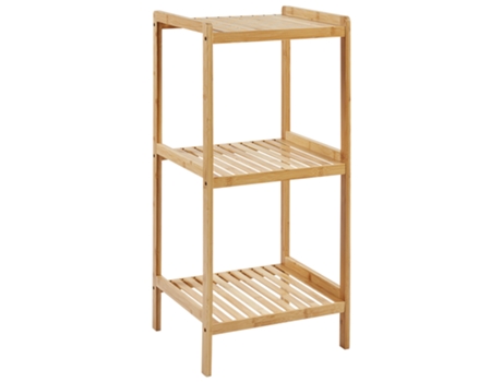 Estante de Baño BELIANI Baxley de Madera de Bambú Marrón Claro 37X33X78