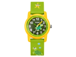 Reloj Infantil Skmei 2157 Con Diseño De Dibujos Animados, Resistente Al Agua Hasta 50 M, Correa De Silicona.