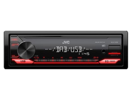 Autorradio para Coche JVC Kd-X172Db Negro Rojo 350 W