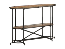 Mesa Consola Madera Maciza Reciclada 110x42x76 Cm