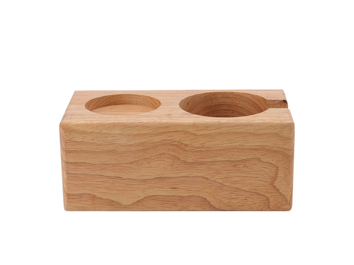 Soporte de madera para apisonador de 58 mm, estante de almacenamiento para bar, cafetería, accesorios y otros