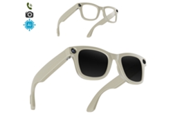 Gafas Inteligentes E3. Con Cámara De 8mpx, Vídeos En 1080p, Traductor Ai En Tiempo Real Y Control De Música/llamadas. Con Lentes Oscuras.
