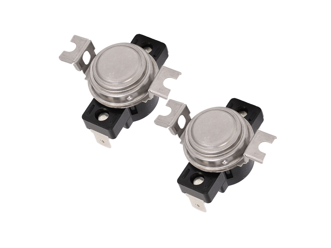 2 Interruptores Termostáticos Ksd302r, Placa Metálica, Control De Doble Temperatura, 25 A