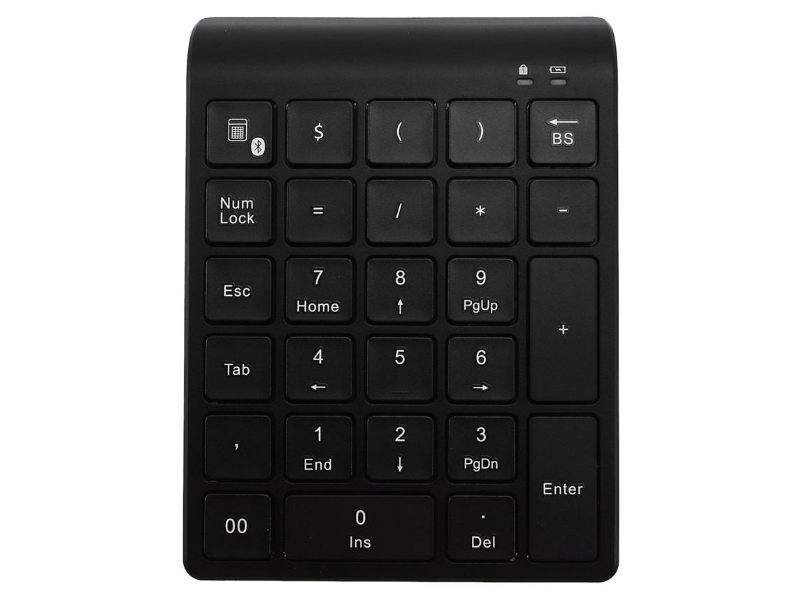 Mini teclado numérico inalámbrico Bluetooth de 27 pulgadas con más funciones, teclado digital para PC. Everley891