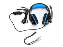 Auriculares Para Juegos Luminosos H-3 De 3.5mm Con Luces Led Y Micrófono