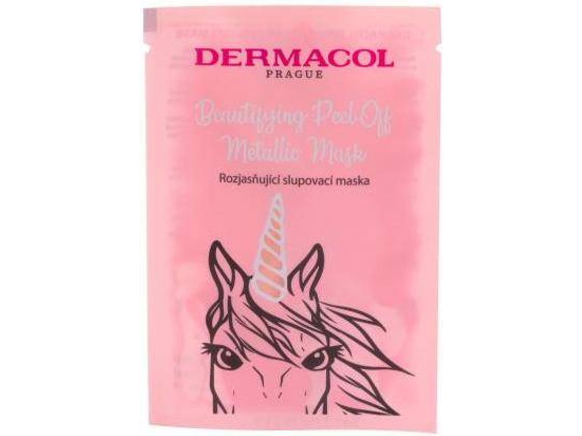 Mascarilla Facial DERMACOL Beautifying Peel-Off Metallic Mask Peel-Off Mask With Brightening Effect