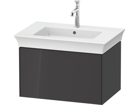DURAVIT Tulip blanco, mueble de baño montado en la pared, ancho 684 x profundidad 458mm, con 1 extractor, con tecnología de punta, WT42410