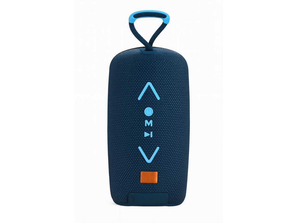 Coluna Wireless Portátil Com Luz Led Modorwy Mf1115 Azul