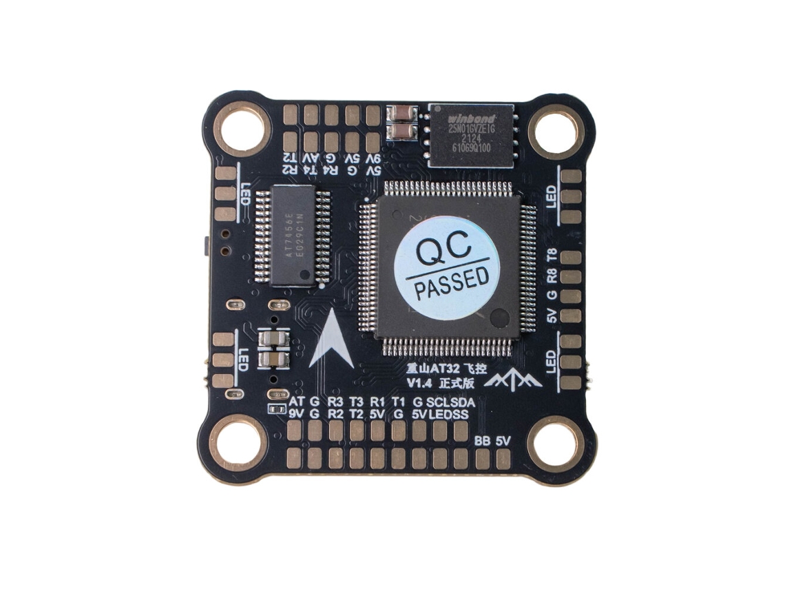 Fc30.5mm*30.5mm Greatmountain At32 F435vmt7 3-6s Flight Controller With 5v 9v Bec Output For Rc Fpv Racing Drone