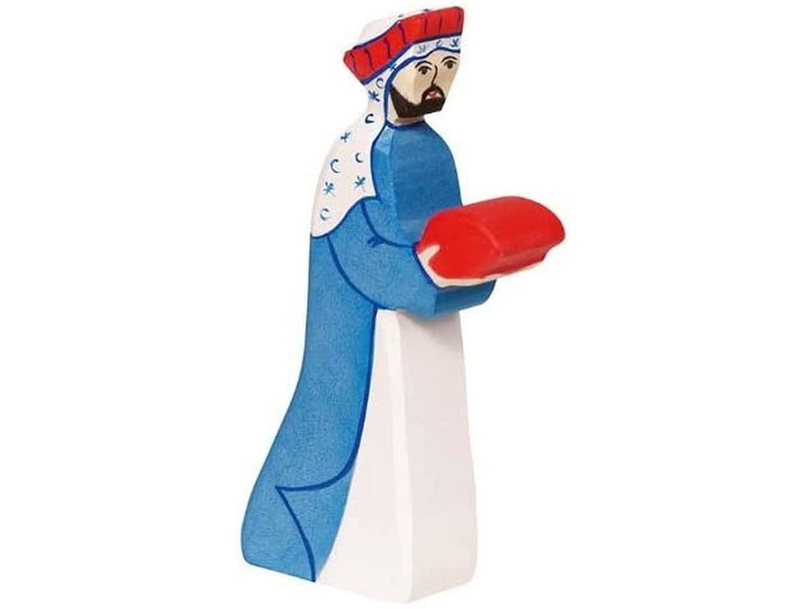 Figuras de Acción HOLZTIGER (Madera - Azul - 8,8 x 2,3 x 14,5 cm)