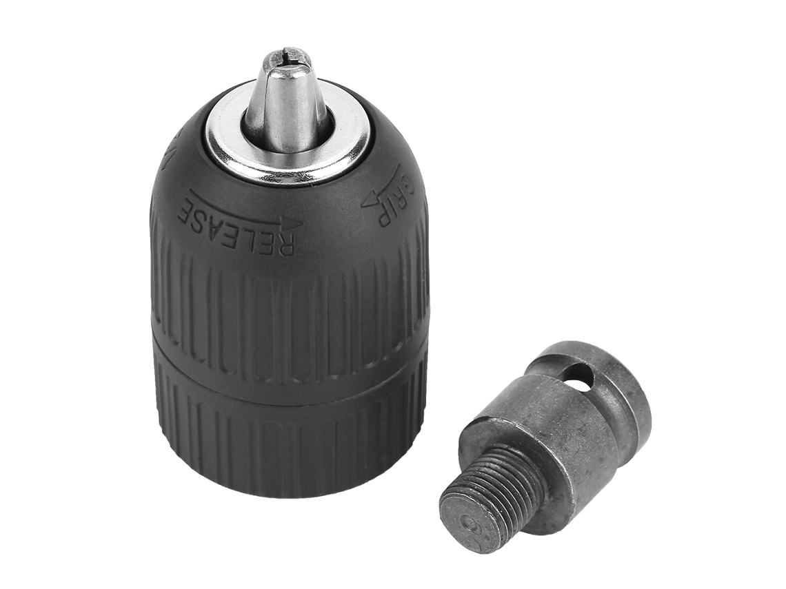 Mandril Sin Llave 2-13mm 1/2"-20unf Con Adaptador 1/2" Para Convertidor De Llave De Impacto