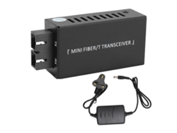 Mini Convertidor De Medios Ethernet 1000m Monomodo 20km Transceptor De Fibra Óptica Conector Sc Reino Unido
