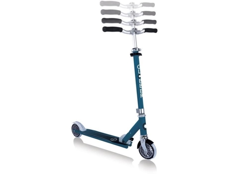 Scooter de adolescentes 2 -rodas - elemento de fluxo - azul a óleo
