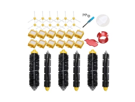 Conjunto de filtro de substituição e kit de escovas para irobot roomba série 700