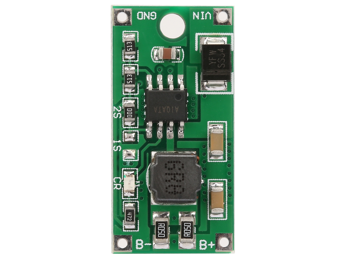 Módulo cargador de baterías de iones de litio 18650 1s/2s/3s DC 5-23v a 4,2v/8,4v/12,6v (2s-1a)