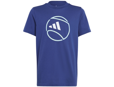 Camiseta de Niño para Tenis ADIDAS Tenis Ten Graphic Multicolor (140 cm)