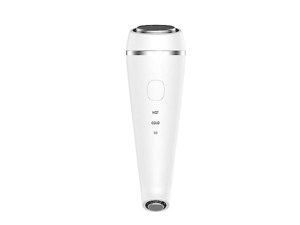 Masajeador facial multifuncional Yunzii con terapia de rejuvenecimiento con fotones LED de 3 colores - Blanco