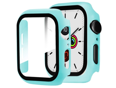 Carcasa de TPU mate antiarañazos para Apple Watch Series 4/5/6/SE/SE (2022) 44mm - azul claro