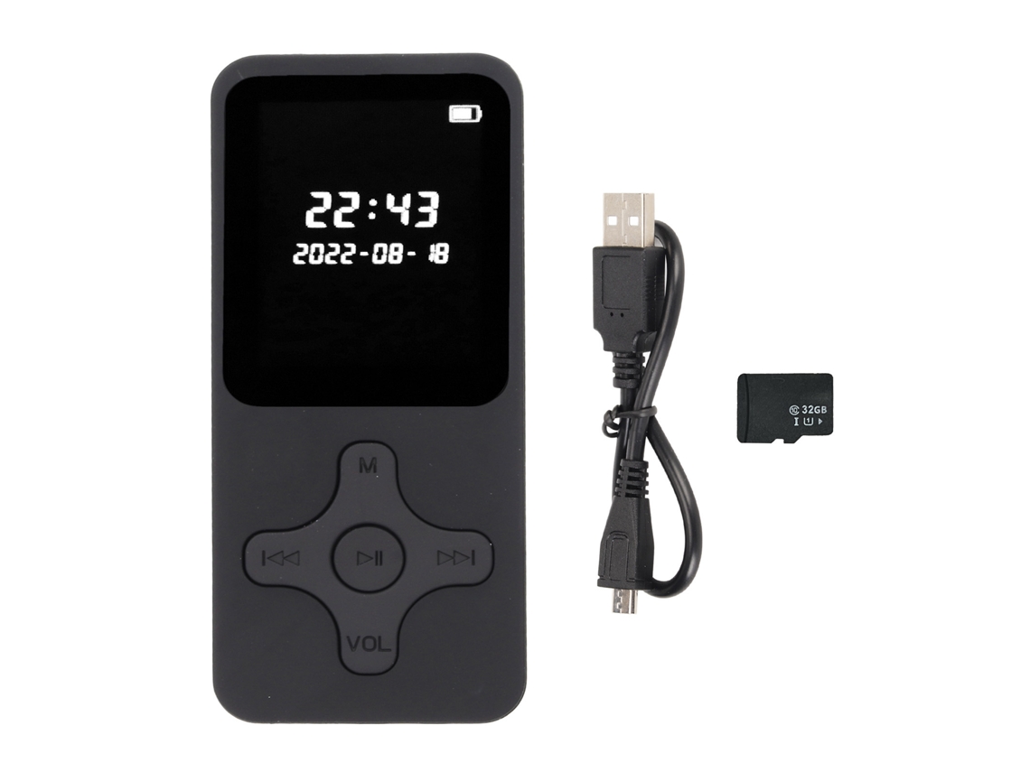 Reproductor MP3/MP4 con Bluetooth 5.0 y pantalla LCD de 1,77 pulgadas
