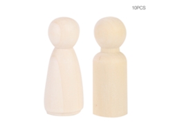 2026-muñecas De Pintura Diy 55mm Mujer Hombre Juguete De Figura De Madera Para Niños Niñas Pintura Manual