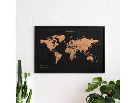 Mapamundi Corcho MISSWOOD Woody Map Special Edition