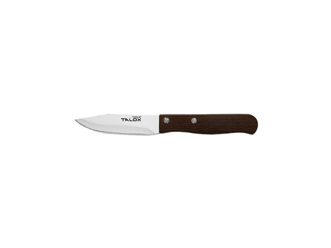 Cuchillo Pelador Talox Inoxidable 18cm Hoja 9cm Mango Wengué