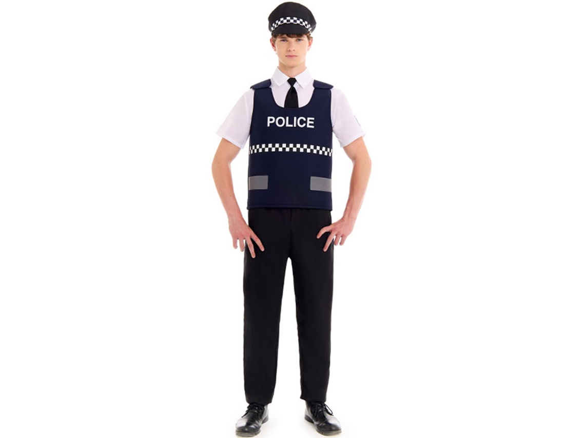 Disfraz de Policía Chaleco para hombre