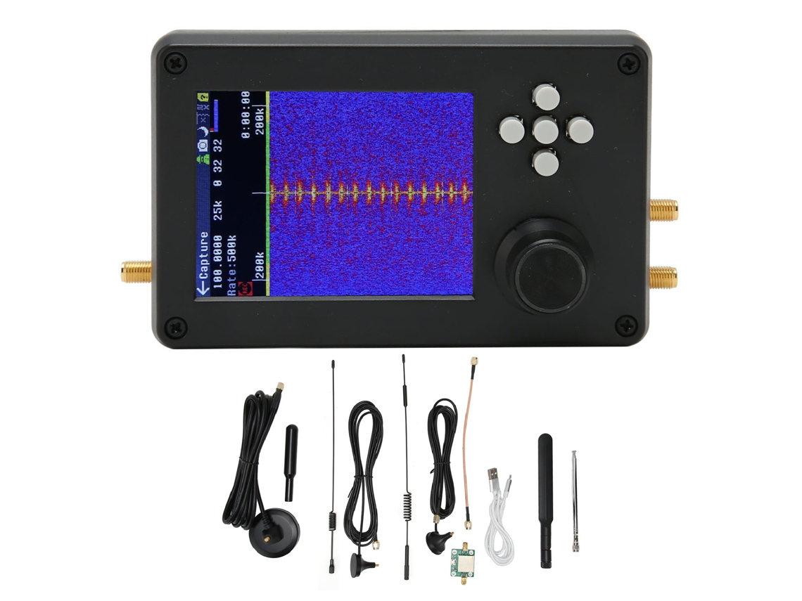 Kit de radio definida por software (receptor con pantalla LCD TFT)