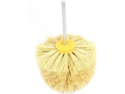 Herramienta de pulido con cepillo de rueda de sisal, 100 mm de diámetro y vástago de 6", CHABERLU