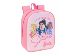 Mochila escolar rosa Barbie 22 x 27 x 10 cm