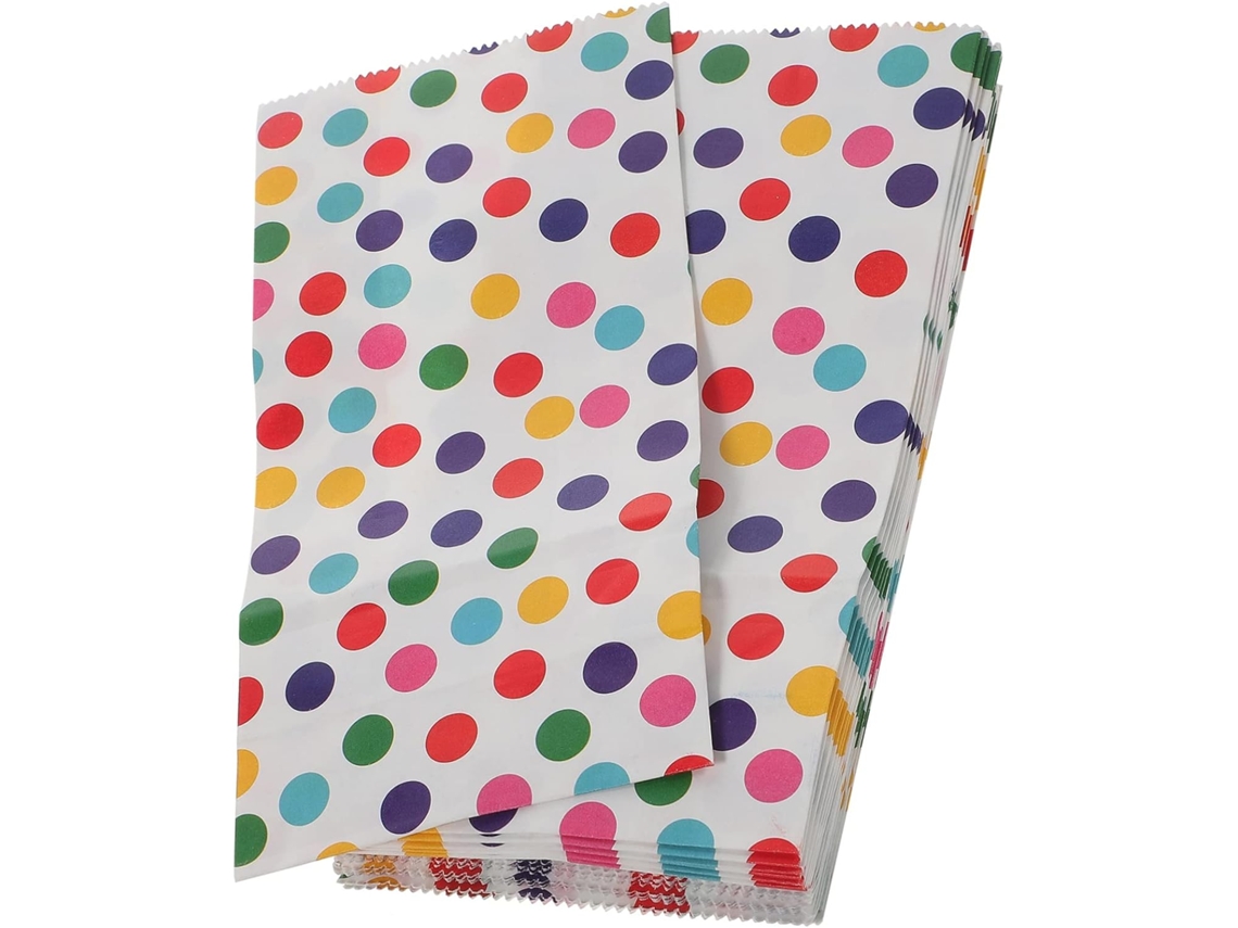 20 Bolsas Coloridas para Fiestas de Cumpleaños, Ideales para Niños y Niñas, para Dulces y Sorpresas - Gokoco