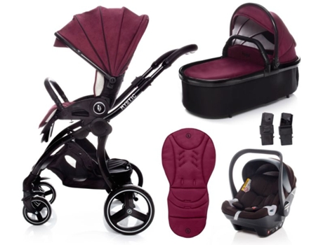 Carrito de Bebé ZOPA 3 In 1 Mystic Bordó (Rojo)