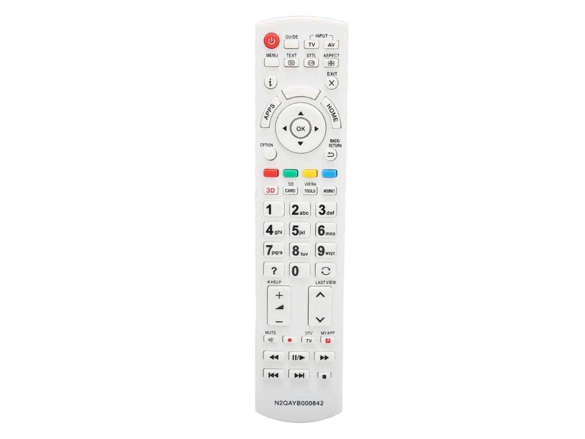 Control Remoto Universal N2qayb000842 Para Tv Tx L42dt60e, Tx L42dtc60y Y Otros Modelos.
