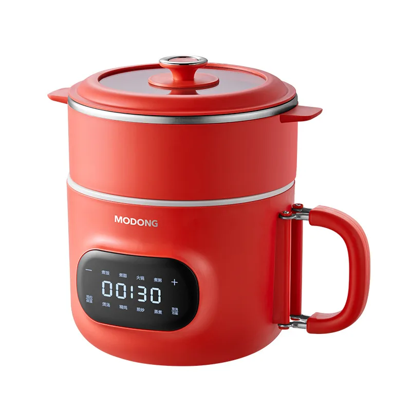 (rojo) Olla Arrocera Portátil De 2,0 L, Olla Arrocera Multifuncional Para Uso Doméstico, 220 V