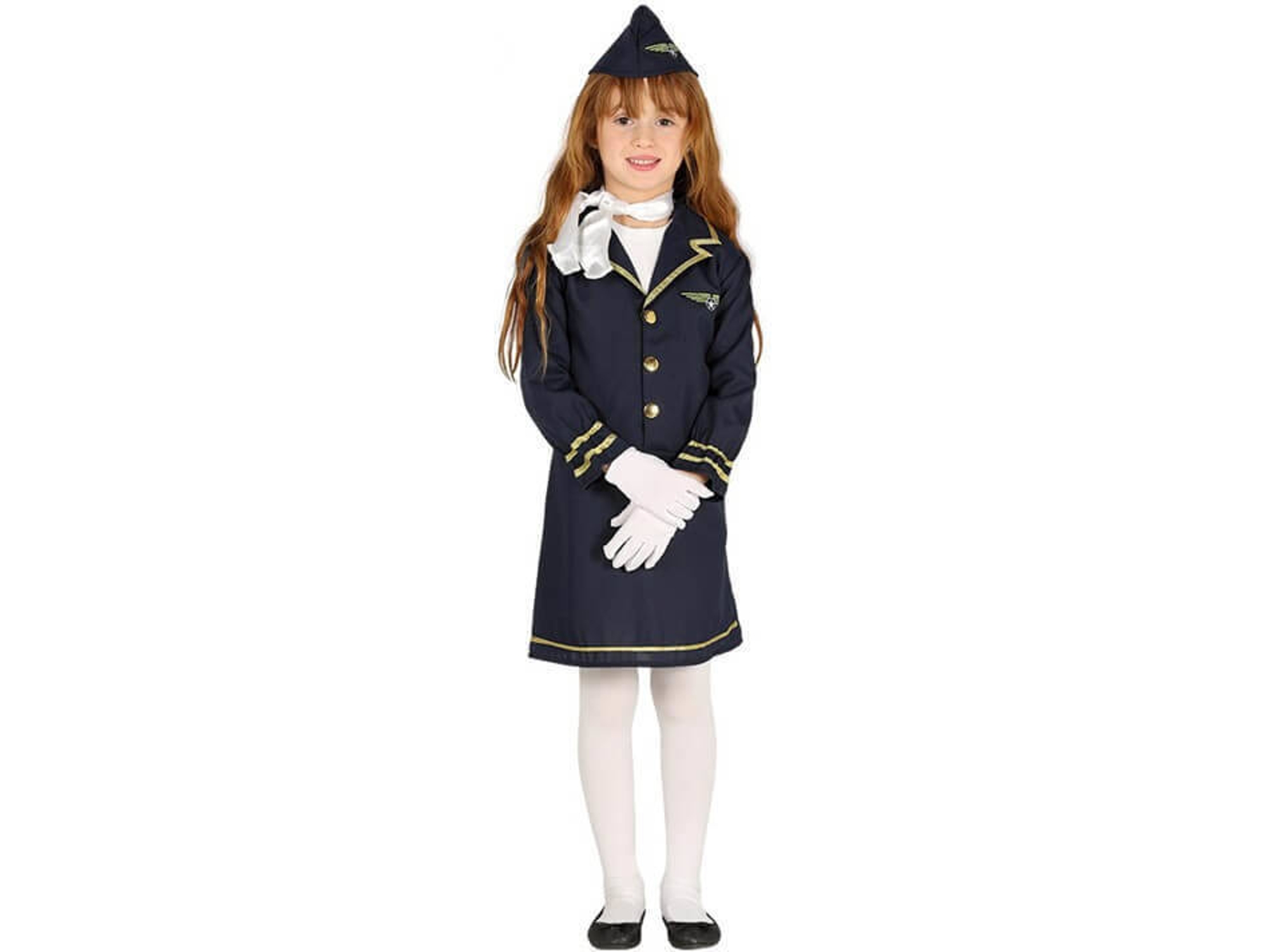 Disfraz de Niña DISFRAZZES Azafata De Vuelo (Talla: 10 a 12 años)