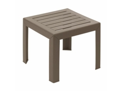 Mesa auxiliar GROSFILLEX Taupé Resina Plástico 40 x 40 x 35 cm