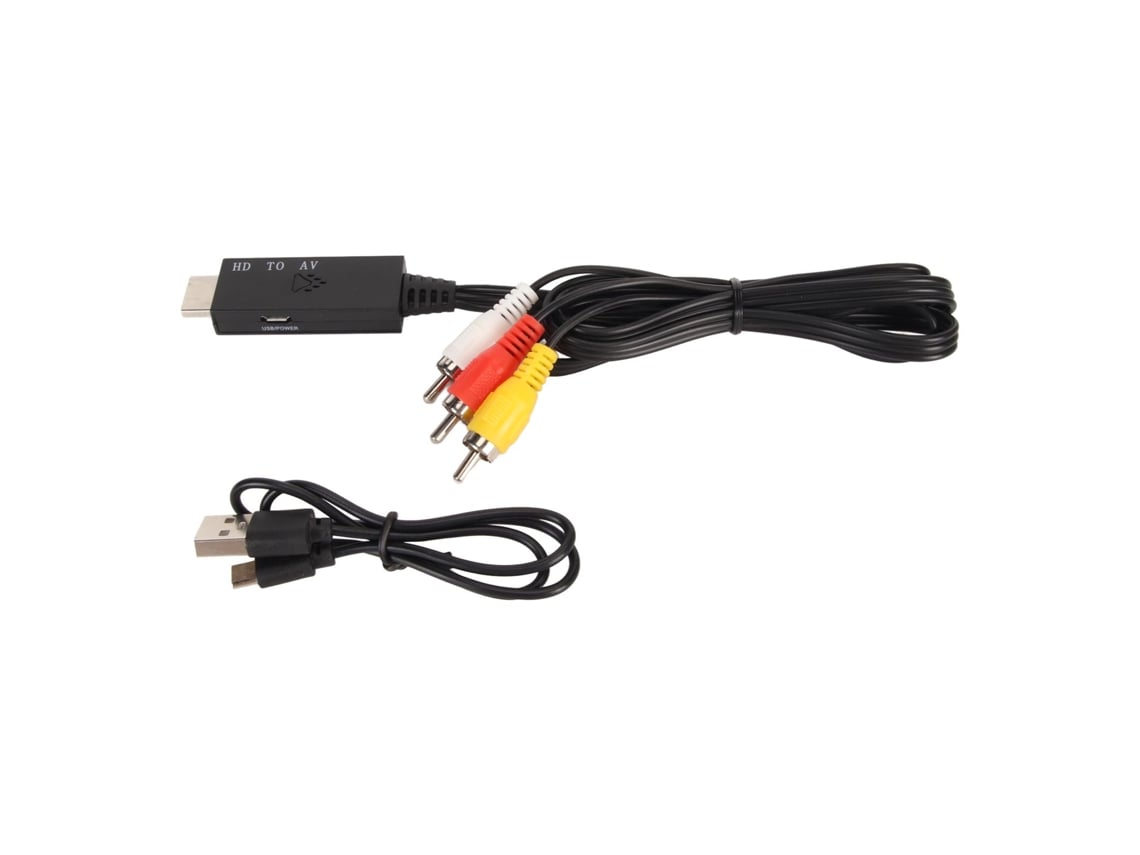 Conversor De Hd Multimedia Interface Para Rca Adaptador Profissional Para Tv Antiga Projetor 3.3ft