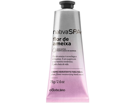 Crema de Manos O BOTICÁRIO Nativa SPA Flor de Ciruela (75g)